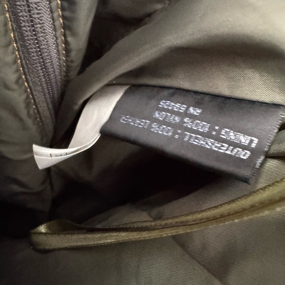 Vintage Wilsons Leather Suede Leather Mini Dress Size SM Green 90s Biker Bodycon - Picture 15 of 16